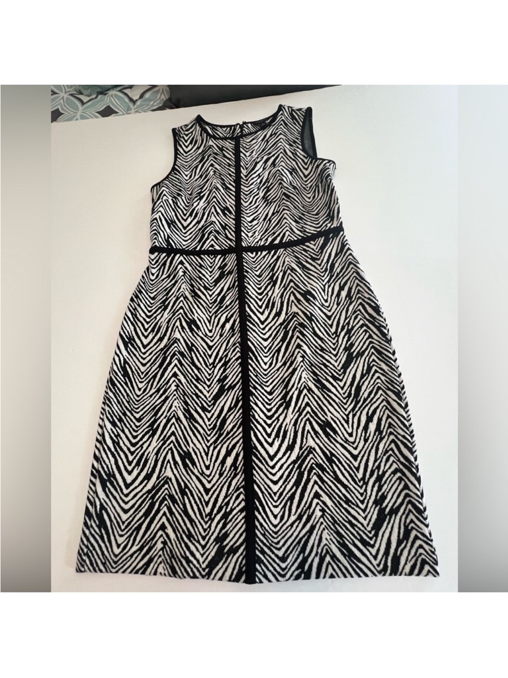ANN TAYLOR Zebra Print A-Line Dress
